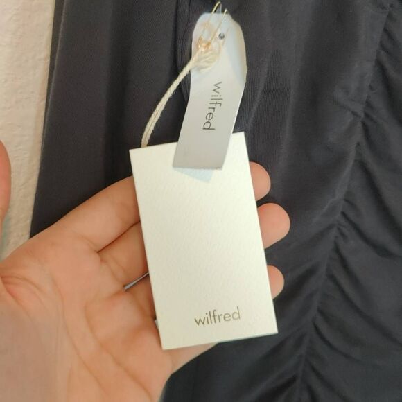 Aritzia Dress Womens Size S Wilfred Lydia Mini Dress Black - Picture 8 of 12